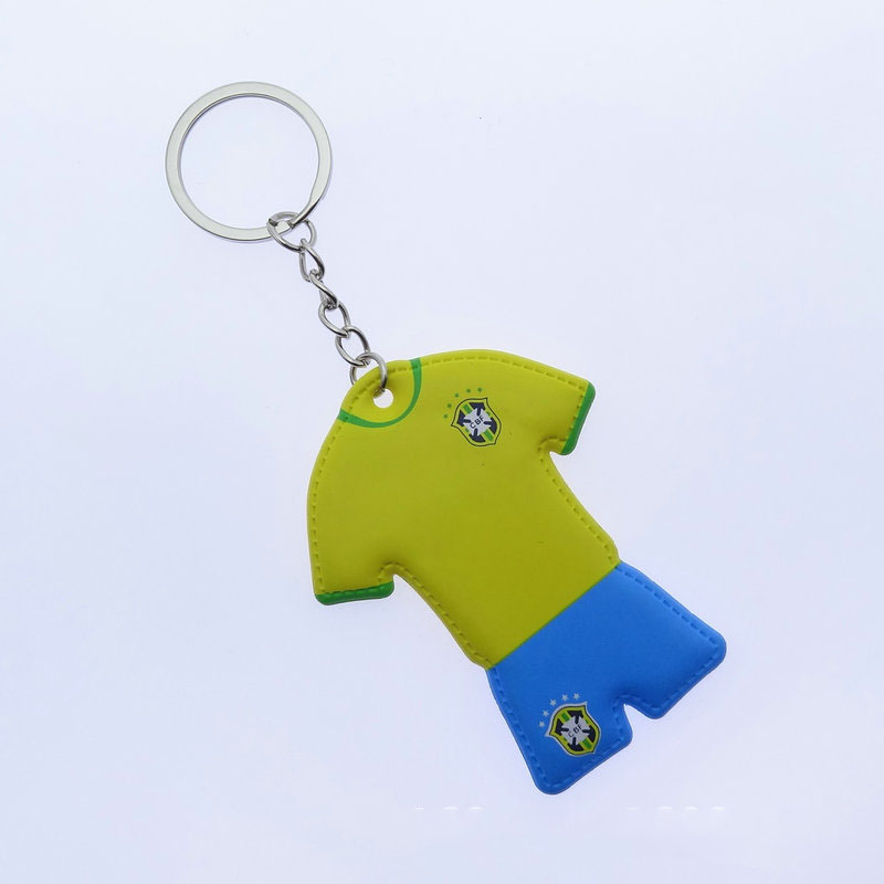 Porte-clés pendentif pour vêtements de l'équipe nationale de football, cadeau pour les Fans