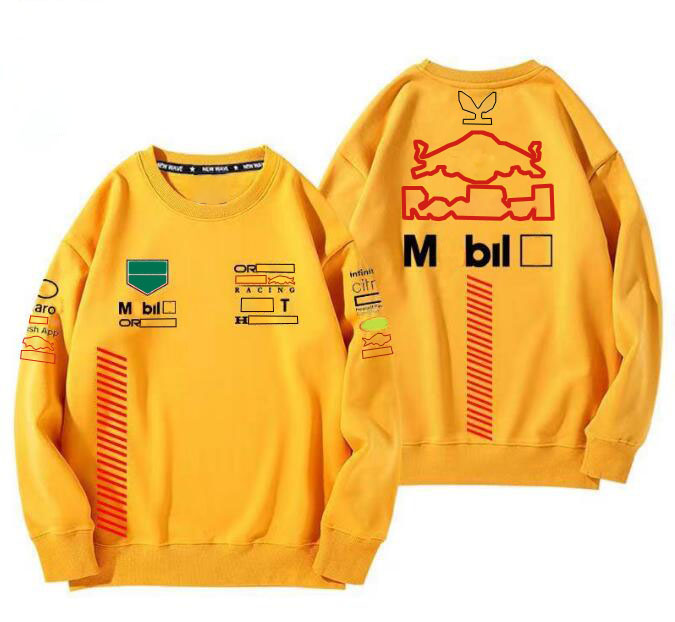 2024 YENİ F1 Racing Crew Boyun Sweaters Erkek ve Kadın Uzun Kollu Sweatshirtler Aynı Stil Özelleştirilmiş