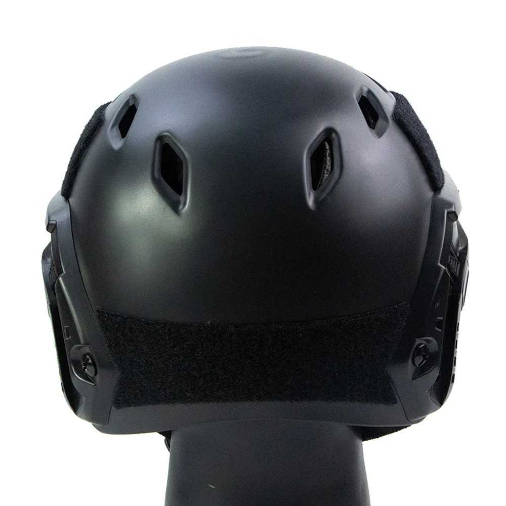 Capacetes táticos Capacete BJ RÁPIDO Capacete tático de proteção para andar de jogo CS Head ProtectorL2402