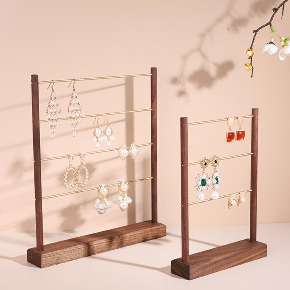 Sieradenzakjes Tassen Organisator Opslag Oorbel Displaystandaard Houten Sets Voor Vrouwen Sieraden Maken Benodigdheden Ketting Holder255m