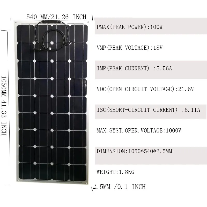 Solar-Solarpanel-Set komplett mit Batterie, 3000 W, 220 V, 110 V, Solarpanel, 1000 W, Hybrid-Wechselrichter, Off-Grid-System, 2 PS, Camping, Auto, Wohnwagen
