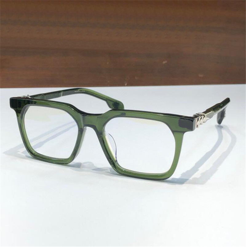 Ny modedesign Retro Square Optiska glasögon 8266 Acetatplankram Enkel och populär stil mångsidig form Transparent glasögon