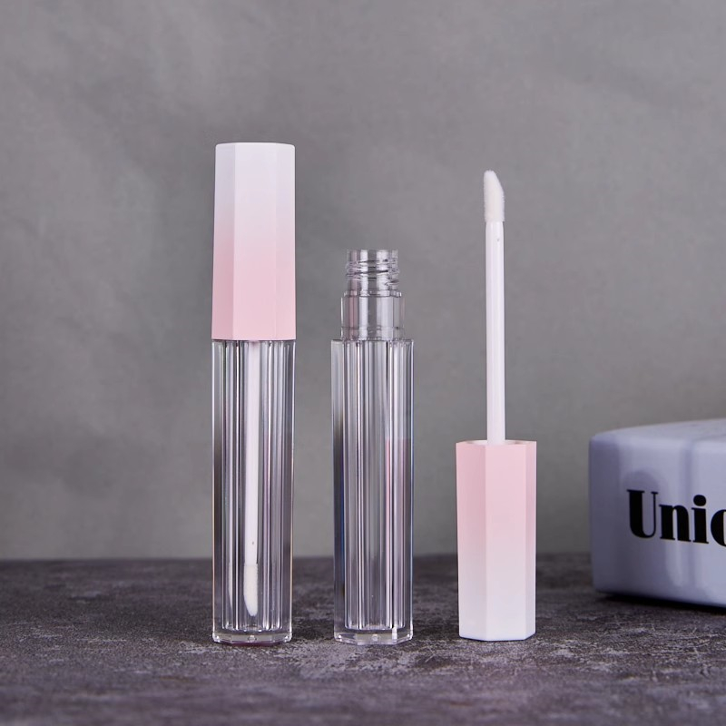 5 ml DIY Lipstick Tubes Refillable Empty Cosmetic Container Travel Essentials Gradient Pink Purple Makeup Tool