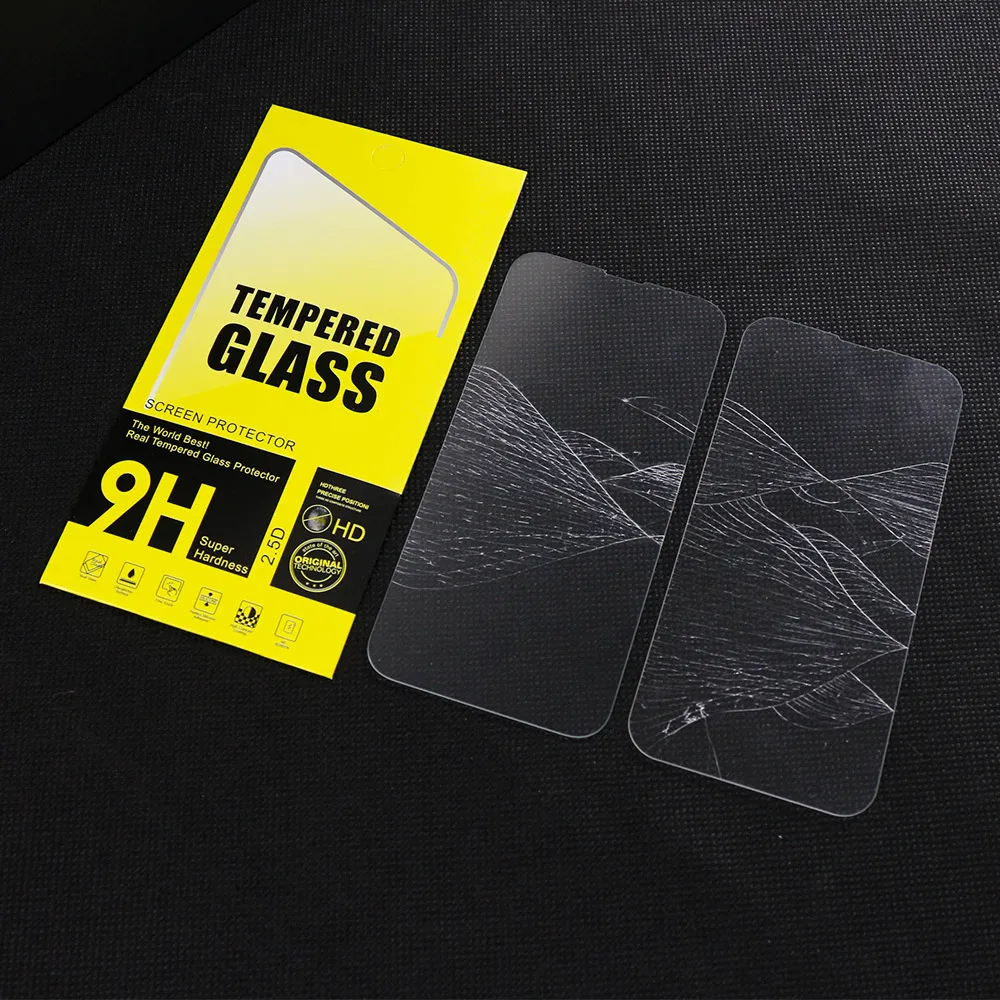 Screen Protector Protective Film for iPhone 15 14 13 12 Mini 11 Pro Max X Xs Max 8 7 6 Plus Samsung A71 A21 LG stylo 6 Aristo 5 Tempered Glass with retail box