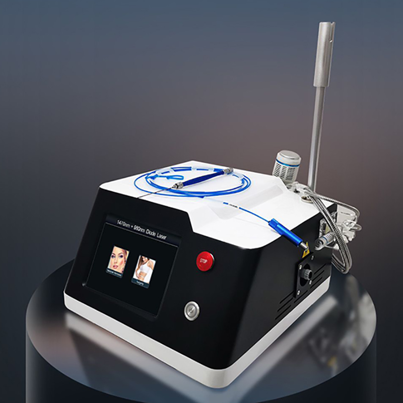 980nm 1470nm Endolift Laser Lipolisi Riduzione del grasso Endolificante 2 in 1 macchina rimozione vena vascolare laser