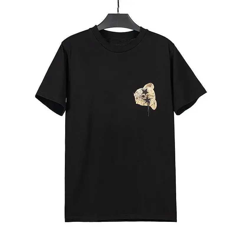 T-shirts pour hommes Angel 23SS Lettre brisée Imprimer T-shirt à manches courtes Hommes et femmes T-shirt en vrac Skull Top J240228