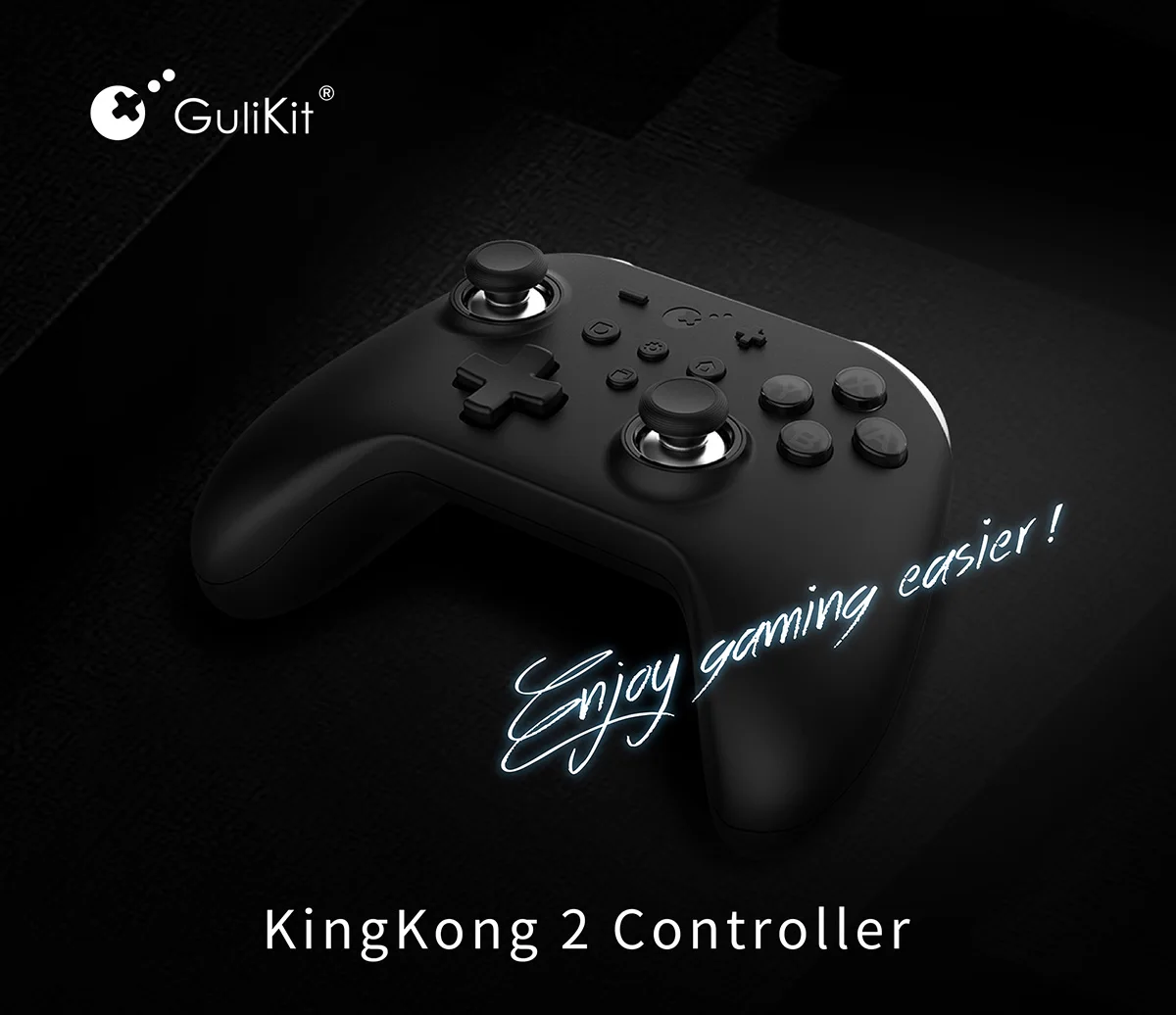 Chemises Gulikit Kingkong NS09 Pro 2 Wireless Bluetooth Gamepad Game Controller für NS Switch PC iOS Android Phone TV Gamepads Joystick