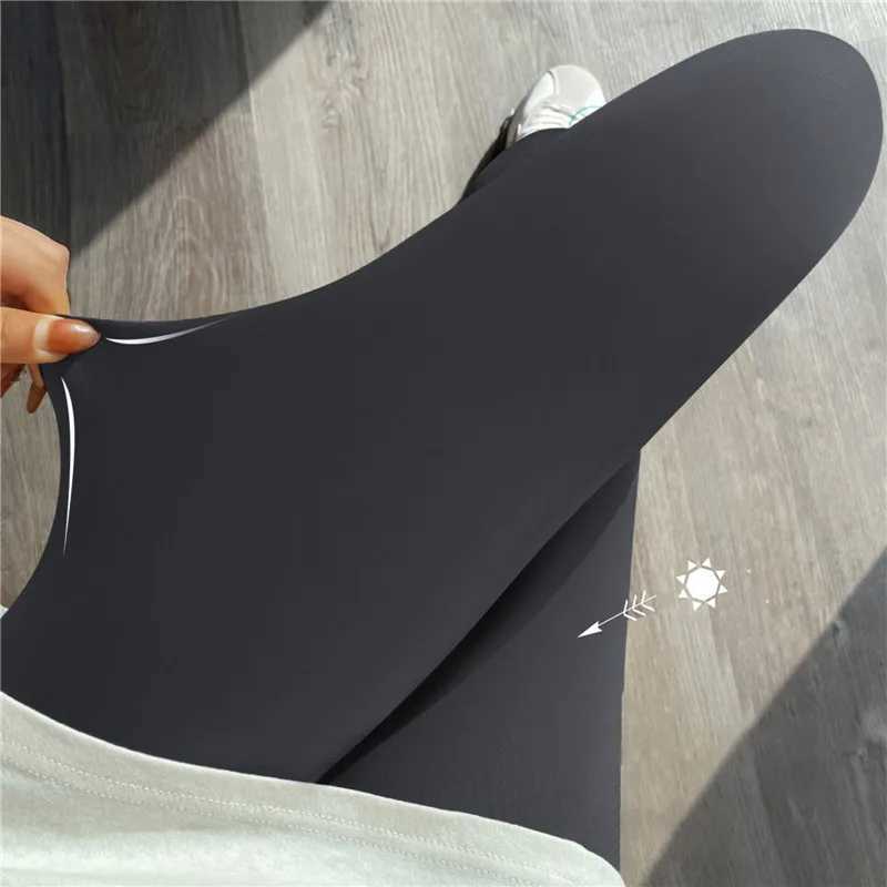 Women's Pants Capris Womens Fitness Leggings Summer Thin Yoga Pants High Waist Elastic Gym Leggins with Pocket Sports Tights Push Up Woman Trousers