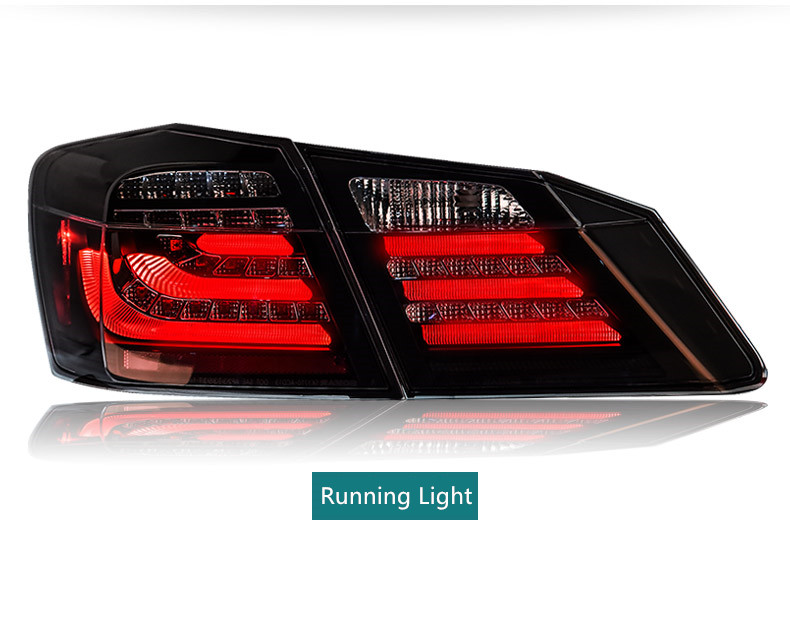 Lampa tylna sygnałowa LED dla Honda Accord 9 9.5 Tylna hamulca do tyłu tylna światła 2013-2017 Light Light