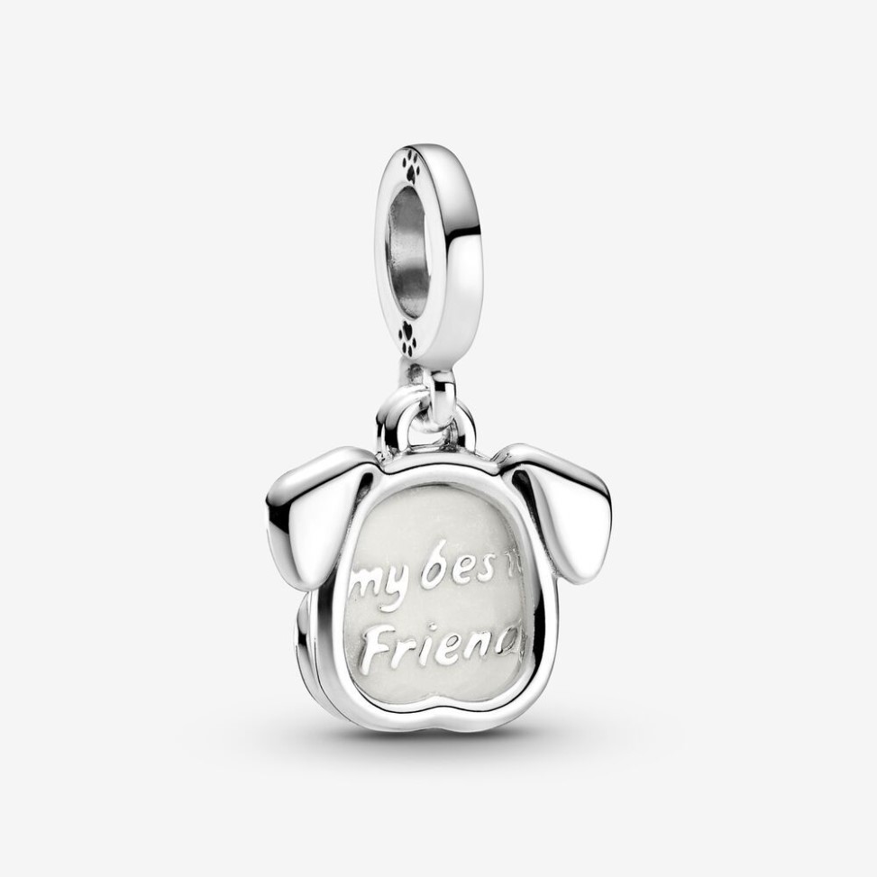 100% argento sterling 925 My Pet Dog ciondola il fascino misura il braccialetto europeo originale con ciondoli moda donna gioielli di fidanzamento di nozze Acc222z