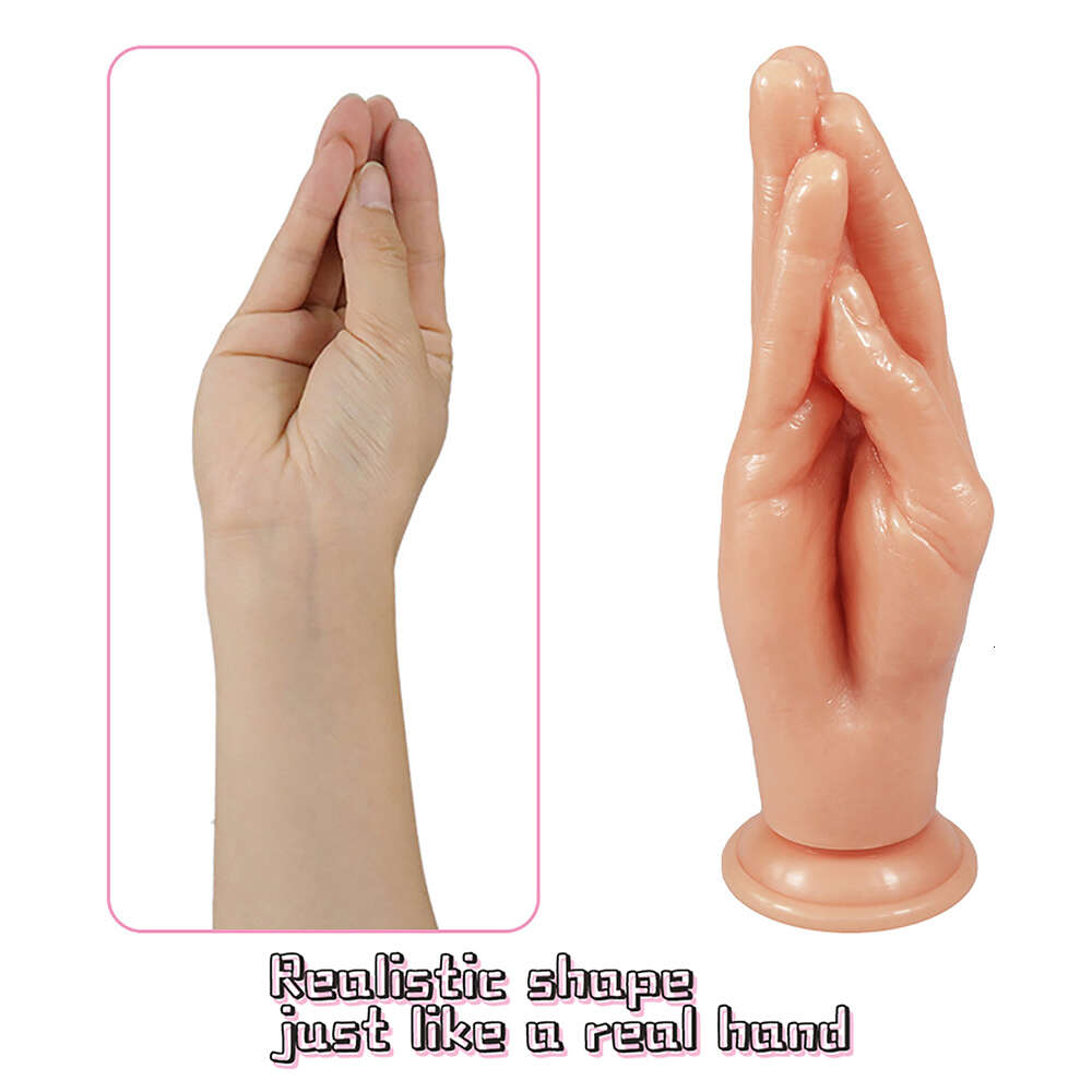 Big Fist Dildo stimola l'ano vaginale morbido palmo butt plug con ventosa mano dilatatore anale giocattoli del sesso Masturbatore