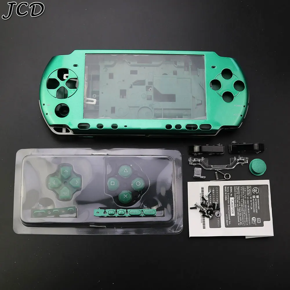 PSP3000 PSP 3000 3001 3004のケースJCD 3004オールドバージョンゲームコンソールシェル交換フルハウジングカバーケースボタンキット