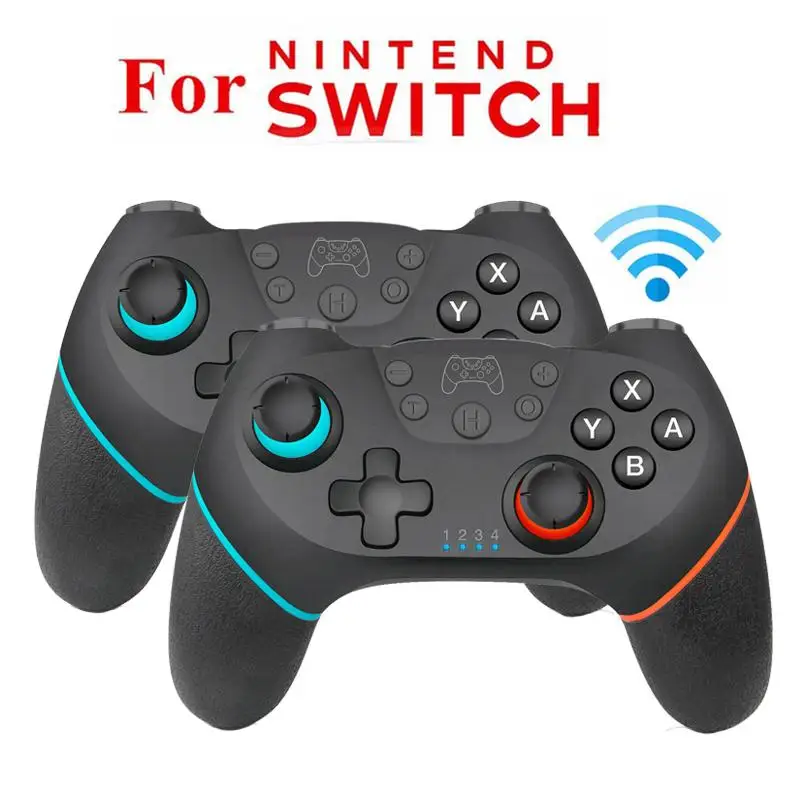 ゲームパッドワイヤレスBluetoothゲームパッドゲームNINTENDスイッチ用のジョイスティックコントローラー6AXISハンドルCONTOL for NS Switch Pro