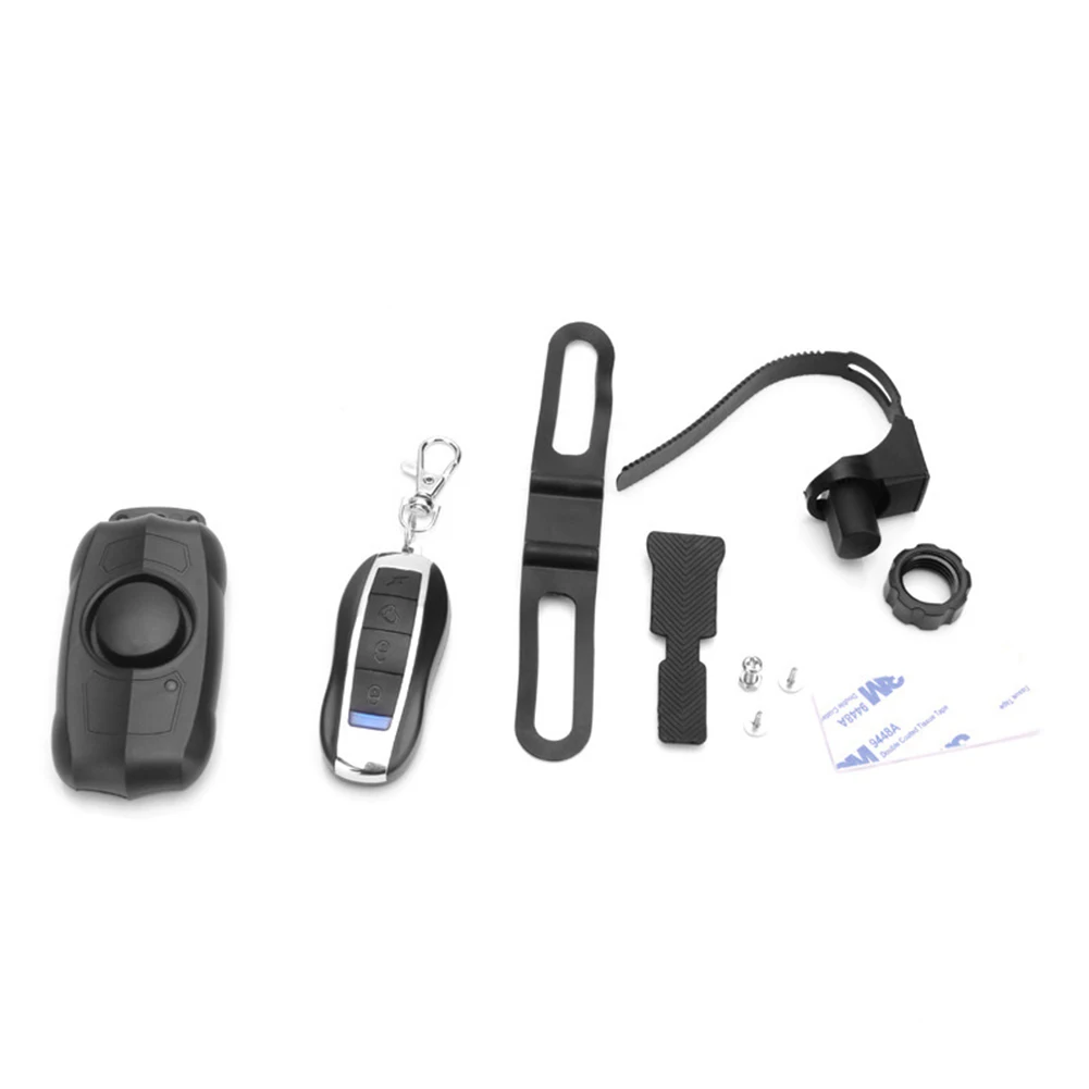 Kitler Kablosuz Bisiklet Alarmı USB Şarj Motosiklet Güvenlik Sensörleri Antitheft Sistemi Elektrikli Araç İçin Uzak Titreşim Dedektörü