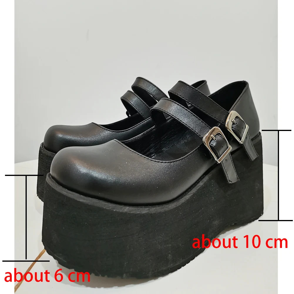 Sapatos 2021 dropship goth meninas bombas para mulheres plataforma cunhas casar janes bombas lolita bonito doce verão primavera novos sapatos