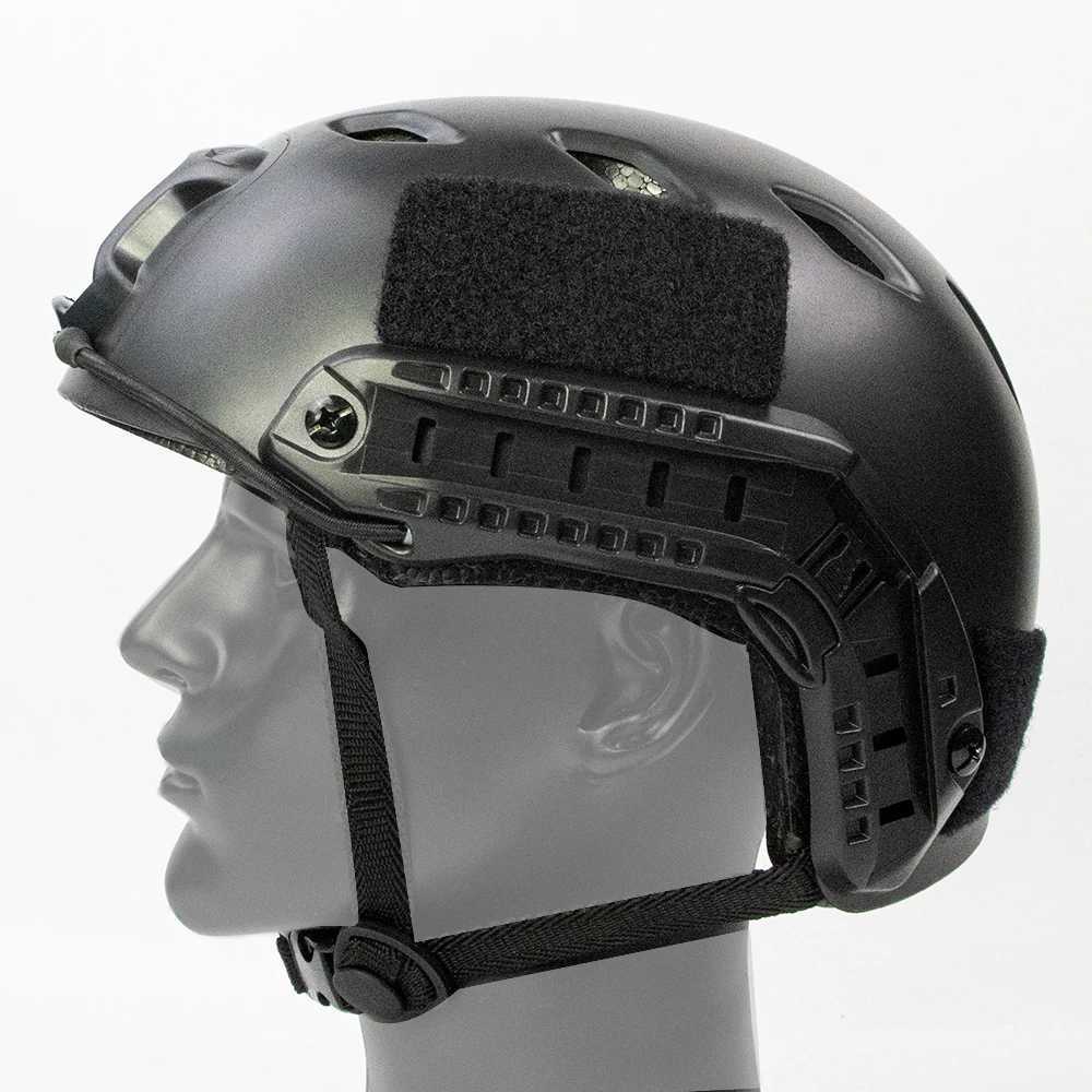 Capacetes táticos Capacete BJ RÁPIDO Capacete tático de proteção para andar de jogo CS Head ProtectorL2402