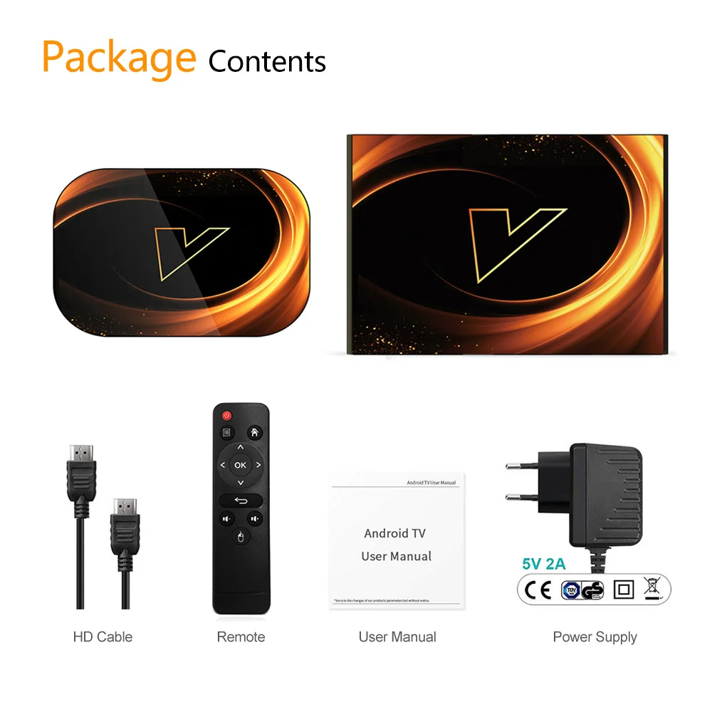 Récepteurs VONTAR X3 Android Smart TV opakowanie MAX 4GB RAM 128GB ROM 8K Android 9.0 TVBOX Amlogic S905X3 2.4G 5G Wifi 4K décodeur 64GB 32GB