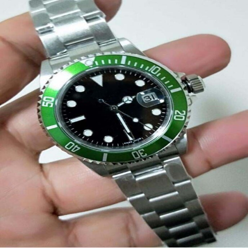 マルチスタイルBPFヴィンテージバージョン116610 MEN 'S WLISTWATCHES AUTO DATE 40mm Green Border Sapphire Luminous ETA 2813ムーブメントAU273B