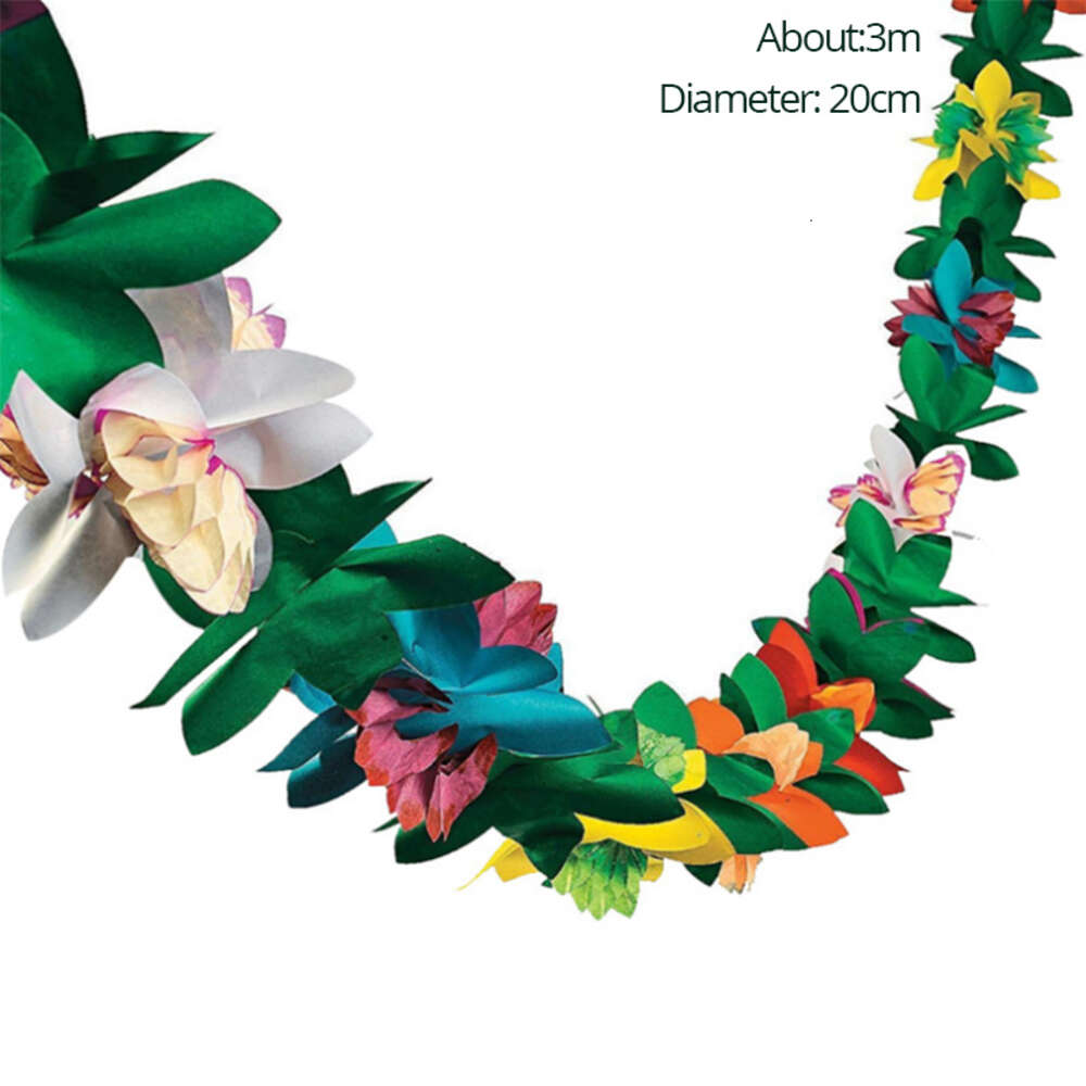 Nouveau Nouveau Hawaii joyeux anniversaire bannière feuille de palmier vacances été Luau Aloha fournitures hawaïenne fête tropicale décoration