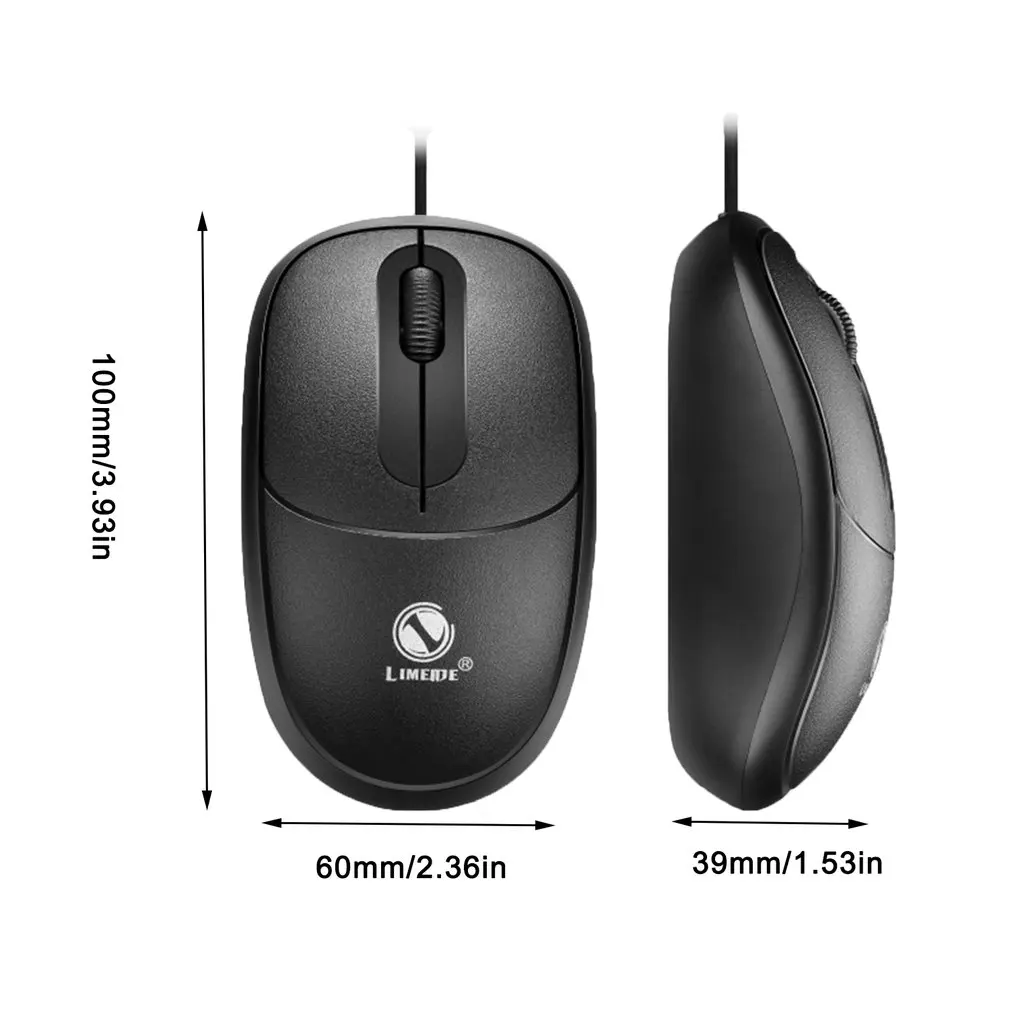 Mouse HOT Mini USB 3D Mouse USB cablato Home Office Desktop Notebook Computer Business generale Gaming Accessori laptop Consegna veloce