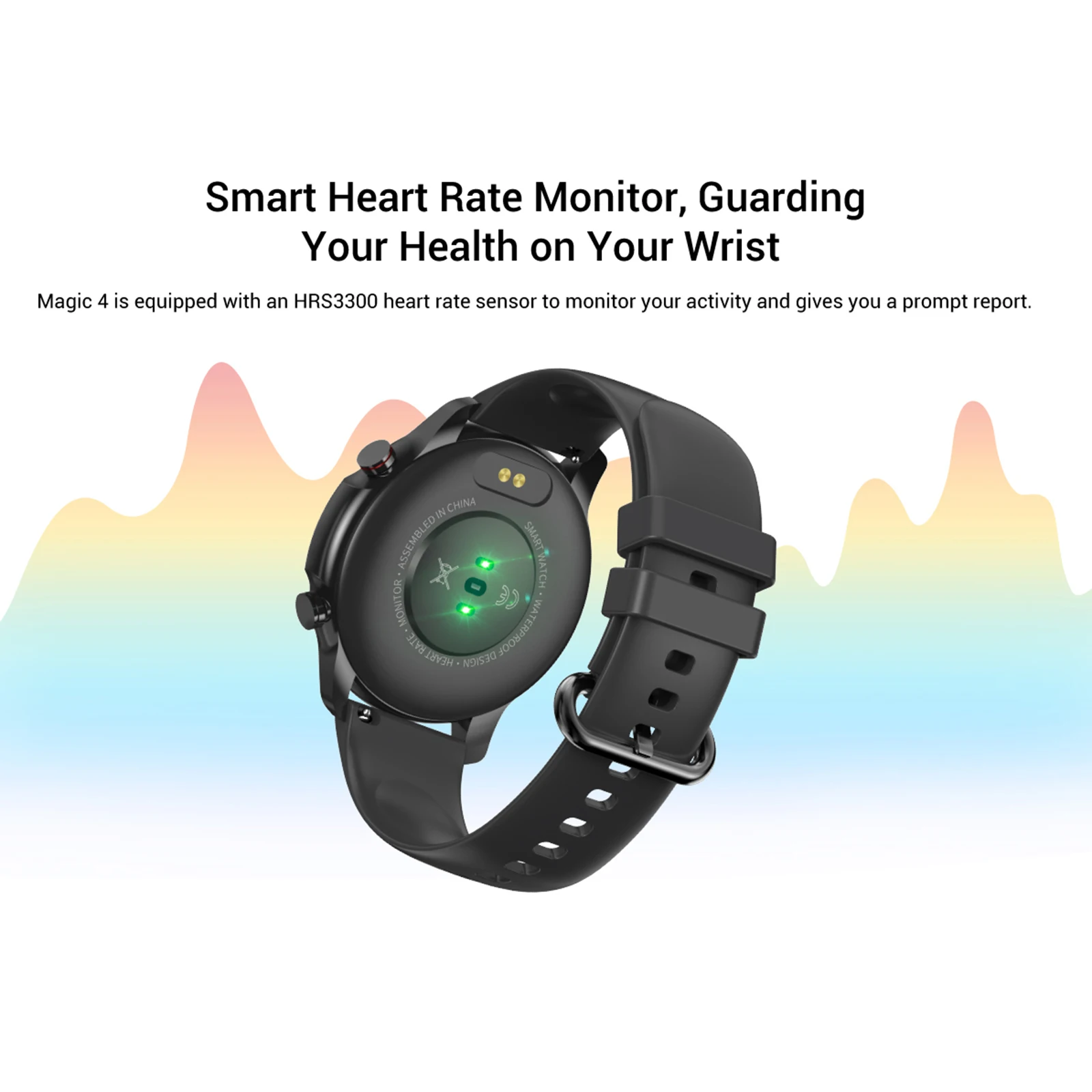 Horloges kospet Magic 4 armband 1,32 '' Fulltouch Retina Display 5atm waterdichte slimme band 20 sportmodi Health Monitor smartwatches