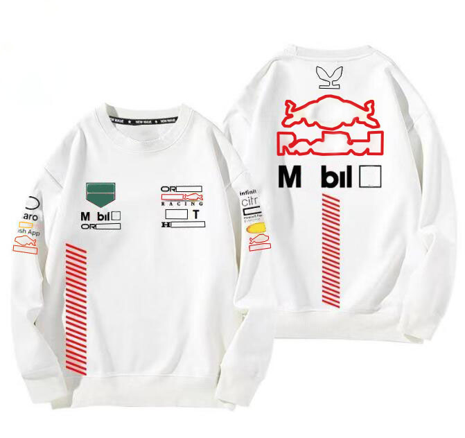 2024 Nya F1 Racing Crew Neck Sweaters Men's and Women's Long Sleeve Sweatshirts samma stil anpassade