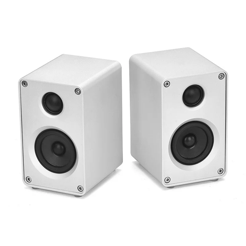 Speakers 2.5 Inch Mini Passive TwoWay AllAluminum Speaker Stereo Home Computer Front Surround HiFi