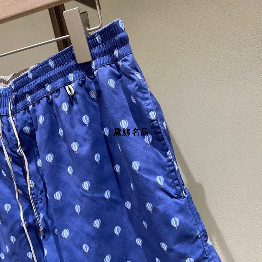 Projektanci mężczyźni szorty Loro polka kropka na plażowe spodnie Krótkie spodnie wygodne tkaniny szorty piana
