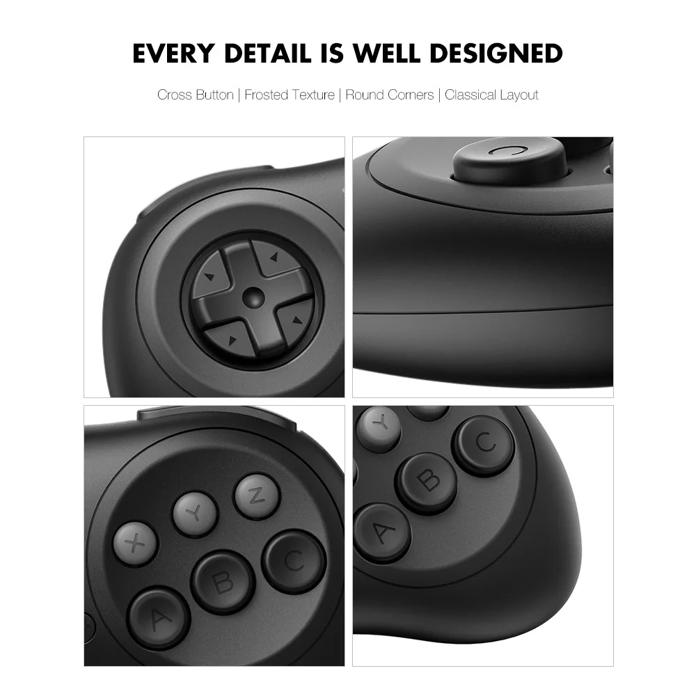 GamePads 8Bitdo M30 GamePad Wireless Game Controller med Joystick för Raspberry Pi 3B+ 4B Android TV Box MacOS NS Switch PC Joypad