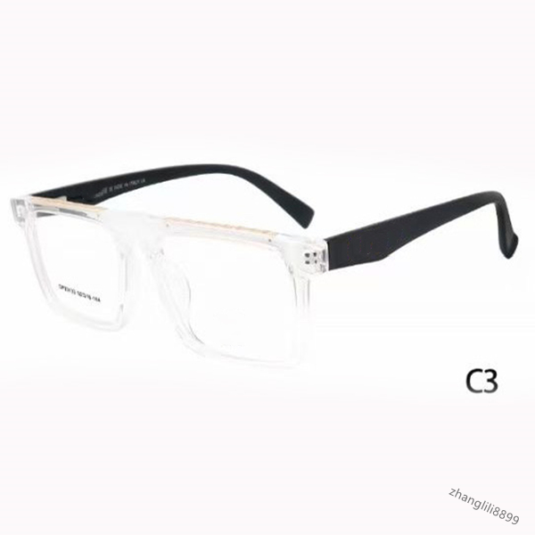 Mode Marke Neue Brillen Rahmen Quadrat Sonnenbrille Optische Gläser Frauen Männer Klar Anti Blau Licht Blockieren Gläser Rahmen Rezept Transparent spektakel