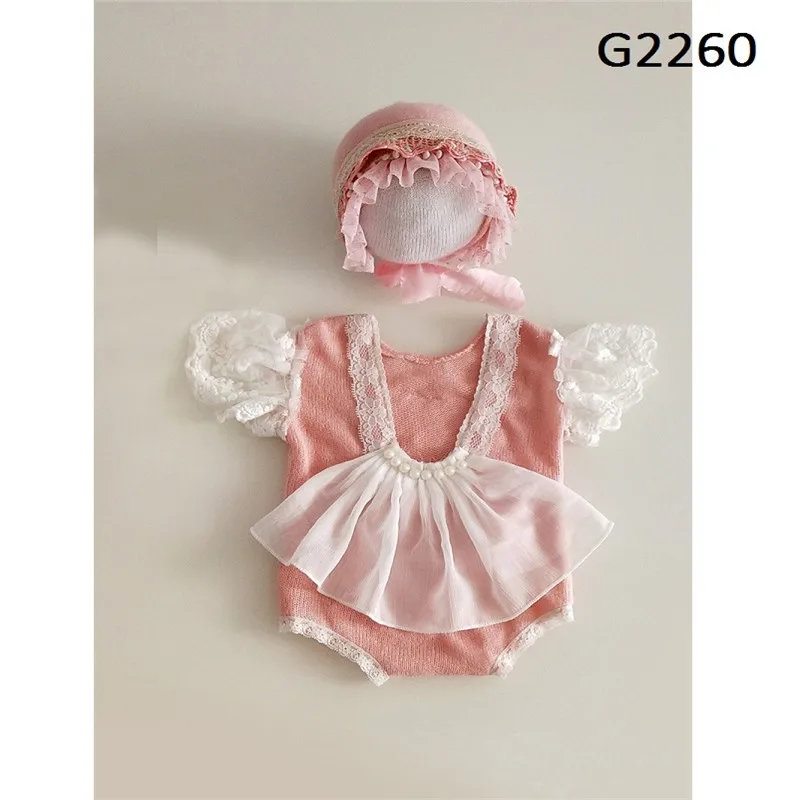 Sets Newborn Photography Props Accessories Girl Outfit Hat Set Baby Bebe Fotografie Studio Romper Photo Shoot Costume for Girls