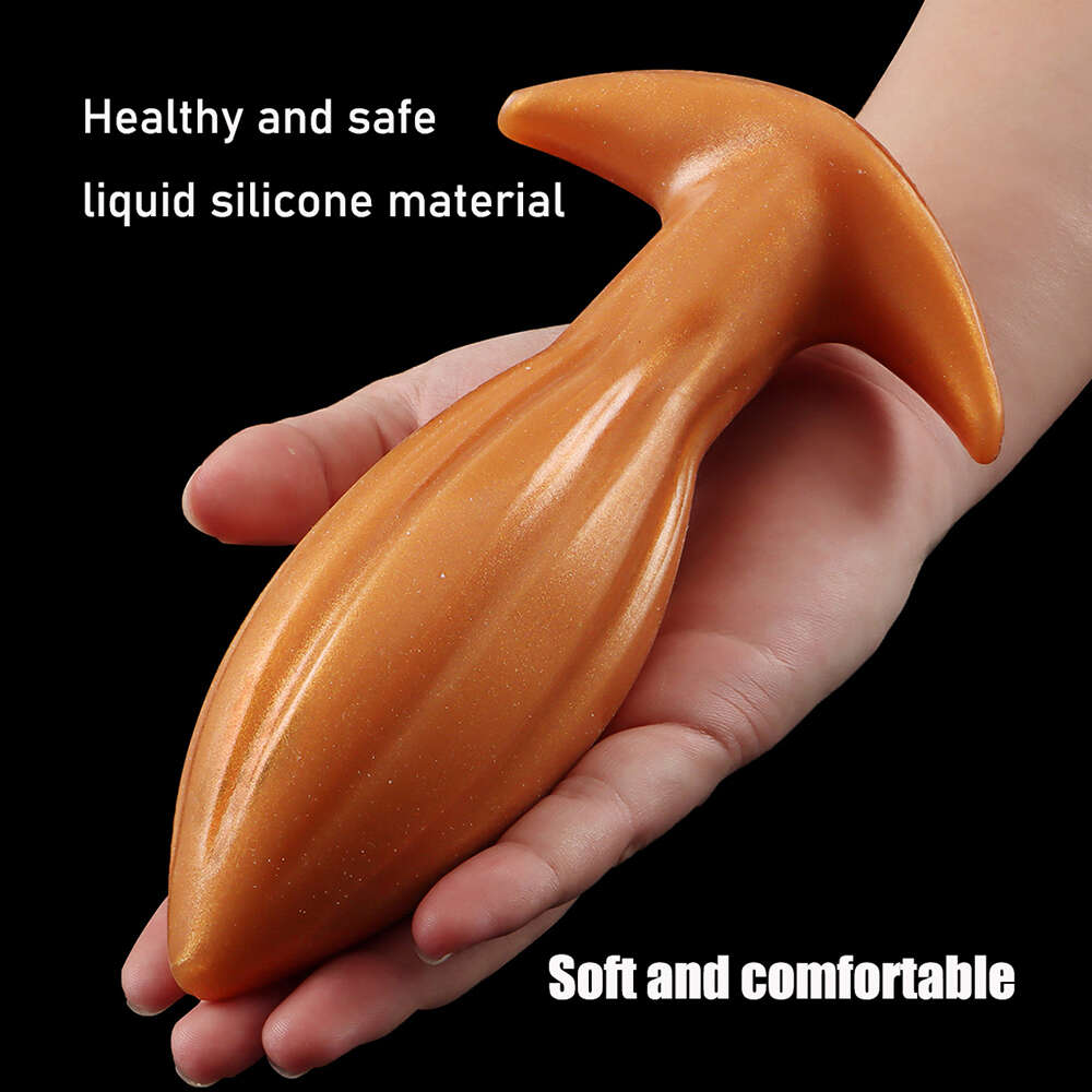 Loja enorme vibradores de silicone médico macio dilatador anal seguro grande butt plug estimular ânus e vagina brinquedos sexuais