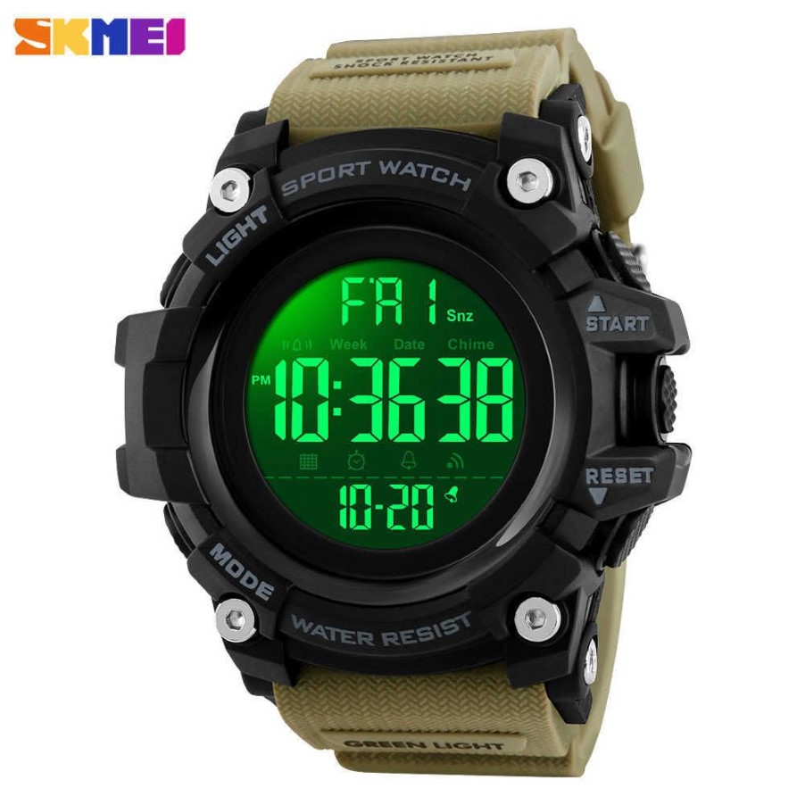 SKMEI Sports Sports Watch Fashion Digital Mens Watches Waterproof Countdown Dual Time Shock orologi Relogio Masculino 201184a