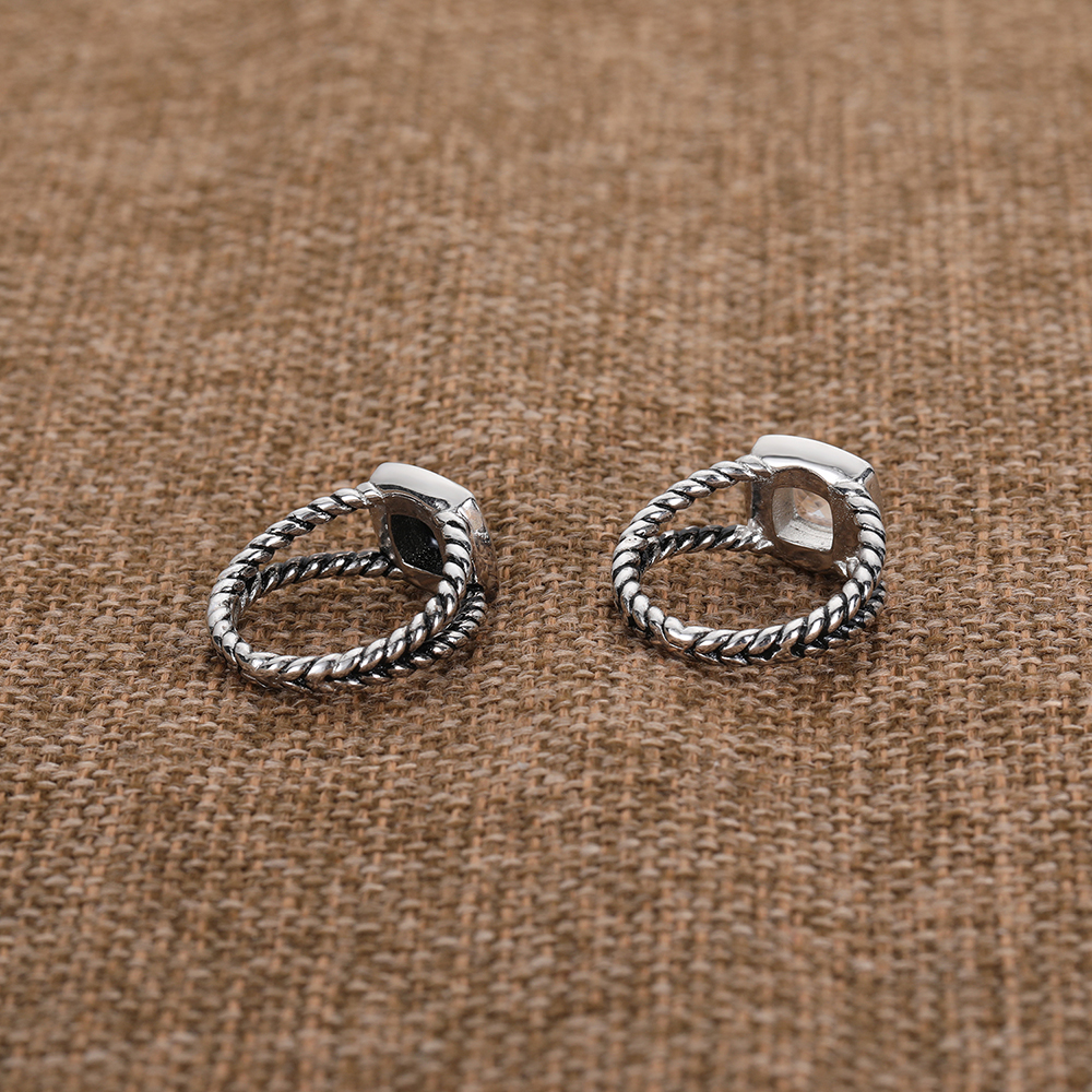 2024 Novo anel DY de prata – moderno, moderno e duradouro com brilho cintilante David Rings presente de casal