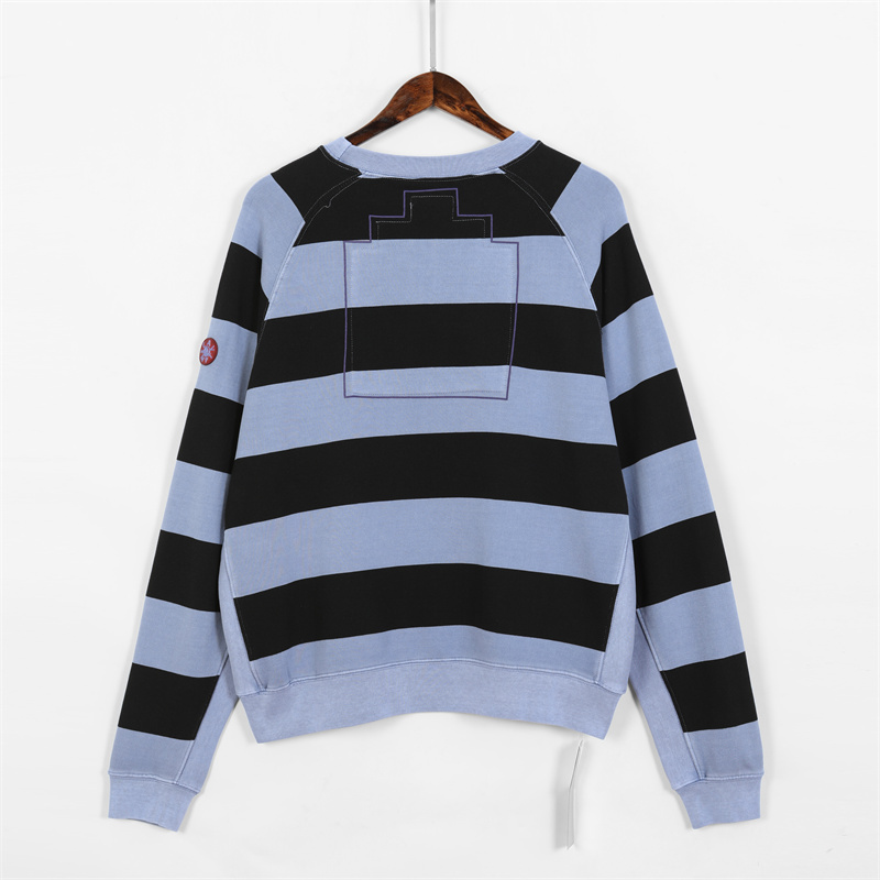 Stripe Sweatshirt Sıradan Erkek Kadın Külot Sweaters