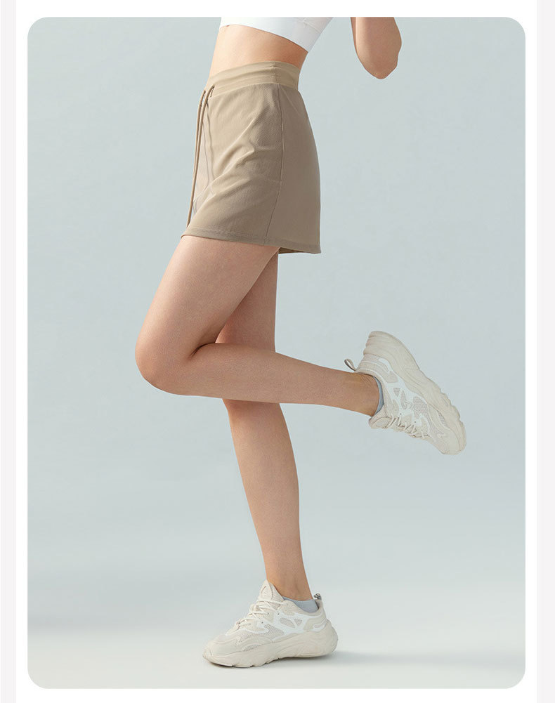 Al Skirts Yoga Outfits Tennis Golf Sports Shorts with Inside Pocket Women'sレギンスクイックドライ通気パンツランニングエクササイズフィットネスジムの服