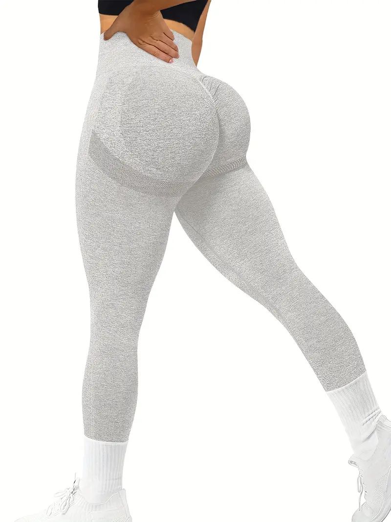 Dameslegging met hoge taille Naadloze training Gym Yogabroek Vitale buikcontrole Activewear-legging TU9095