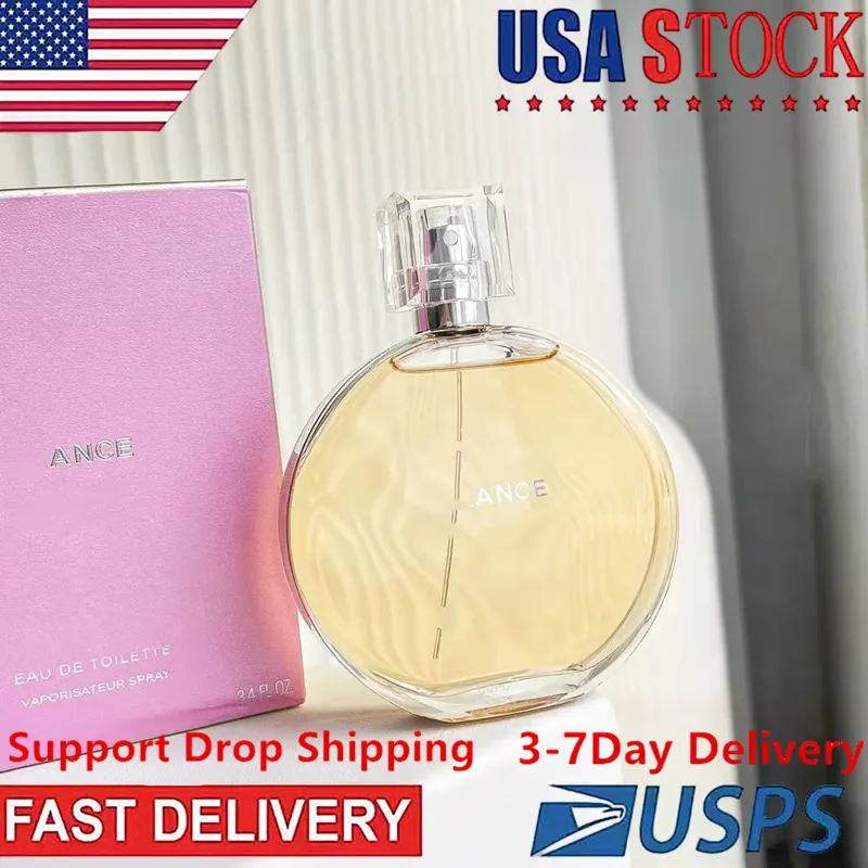 Livraison gratuite Designer Chance Tender Parfums pour femme 100 ml EDP Spray Qualité Expédition rapide depuis les entrepôts américains