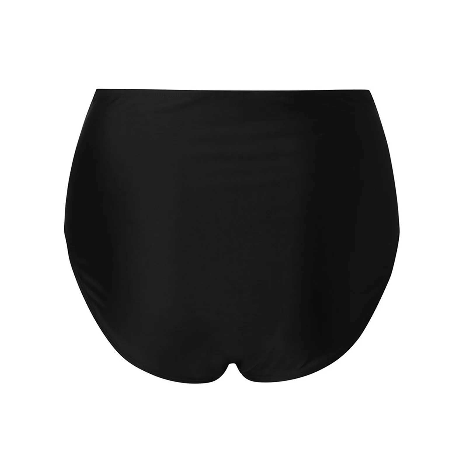 Swim wear mulheres cintura alta ruched bikini bottoms maiô briefs calças de banho feminino 2023 mulheres trajes de banho feminino maiôs biquíni 240229