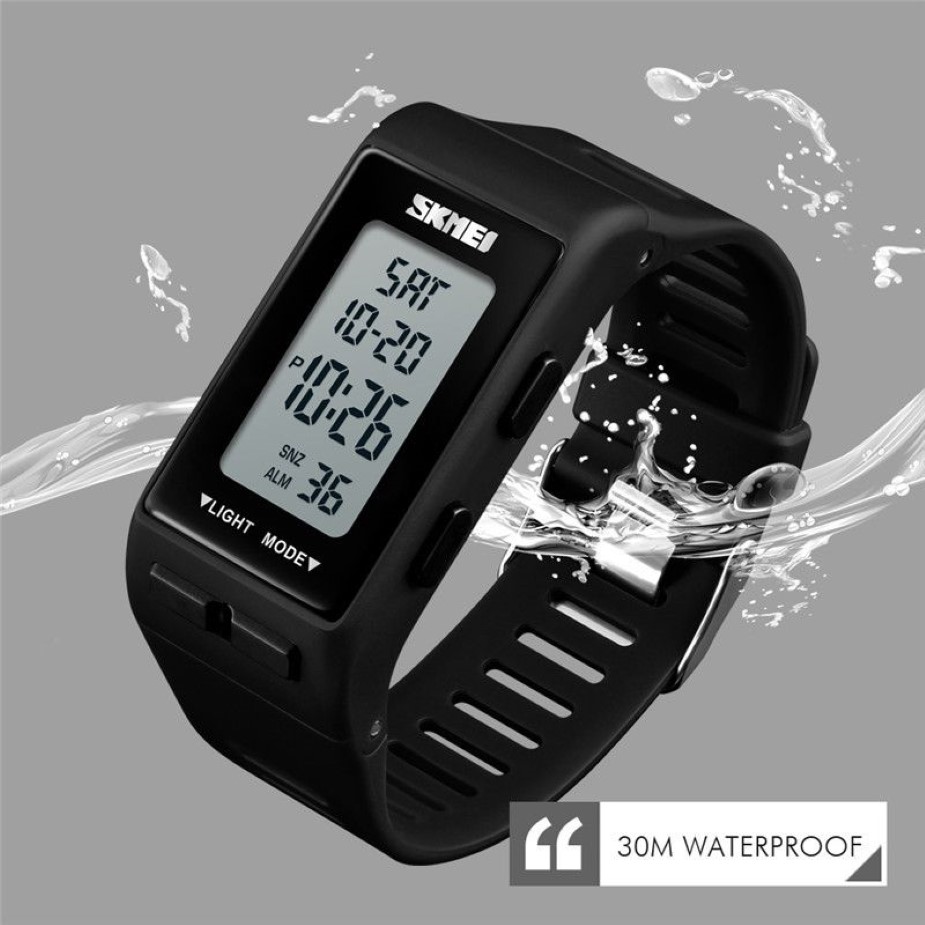 SKMEI Лучшие спортивные часы для мужчин и женщин, водонепроницаемые модные цифровые наручные часы со светодиодной подсветкой, спортивные часы relogio 201204271V