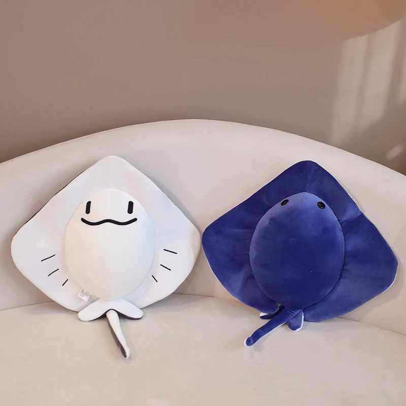 Schleczone pluszowe zwierzęta 52/62 cm kreskówka Ray Devil Fish Plush Toys Symulacja Seria oceaniczna Pluszowa poduszka nadziewana miękka kreatywna dekoracje domu prezent