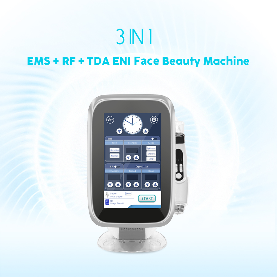 3 in 1 EMS RF TDA Mini Beauty Equipment Face Beaufy Device For Bofh home skin management and spa Household Beauty instrument