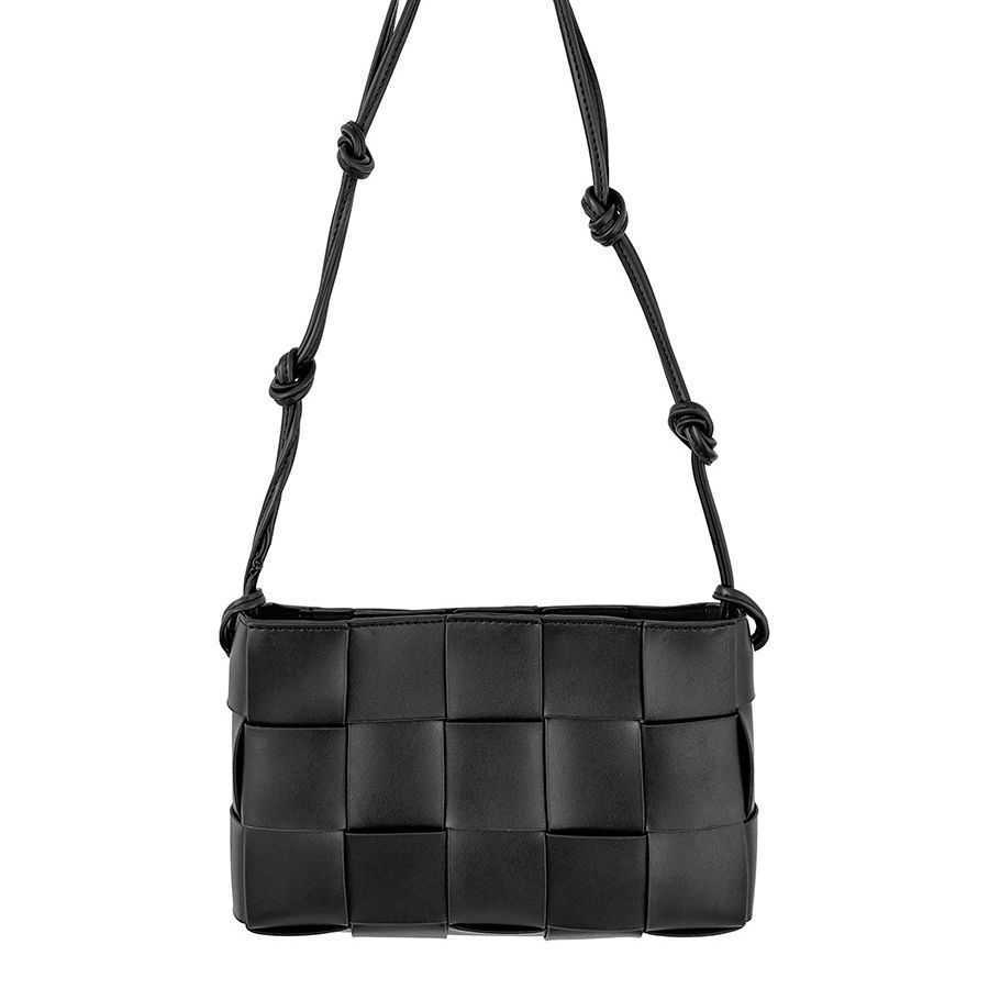 Abv Designer ToteBag Mini Jodei Тканая сумка ярких цветов Модный дизайн в клетку Высококачественная женская сумка через плечо с завязками