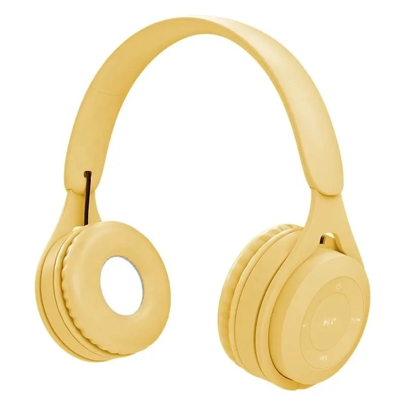 Y08 Over Ear Music Headphones com microfone Fones de ouvido coloridos sem fio Bluetooth para meninas