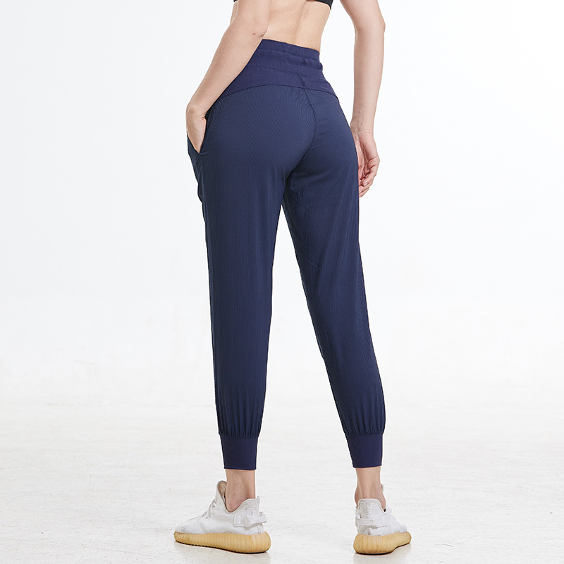 LU Women Yoga dance Jogger Pants Lady Studio Quickly Dry Drawstring Running Sports Trousers Loose Girls Gym Fitness ck1074