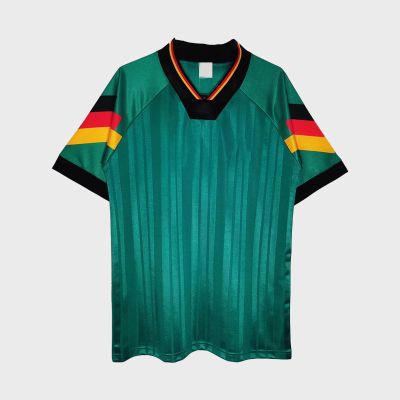 1990 Camiseta de fútbol de Alemania 1992 1994 1996 1998 2014 Camisetas de fútbol retro Camisetas de fútbol local visitante