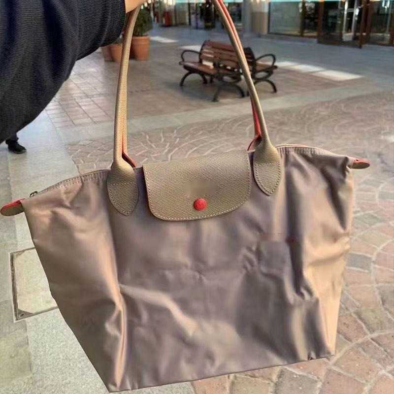 Moda de luxo Bolsa longchaam Nylon feminino One ombro bolsa dobrável bolsa de aniversário bolsa bolsa de compras mamãe mamãe saco de compras de grande capacidade