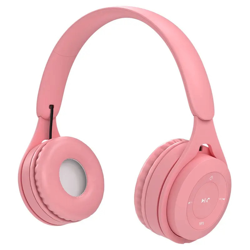 Y08 Over Ear Music Headphones com microfone Fones de ouvido coloridos sem fio Bluetooth para meninas