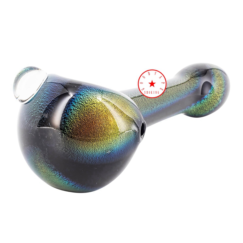 Latest Colorful Heady Galactic Storm Smoking Pyrex Glass Pipes Portable Dry Herb Tobacco Filter Spoon Bowl Innovative Handpipes Cigarette Holder DHL