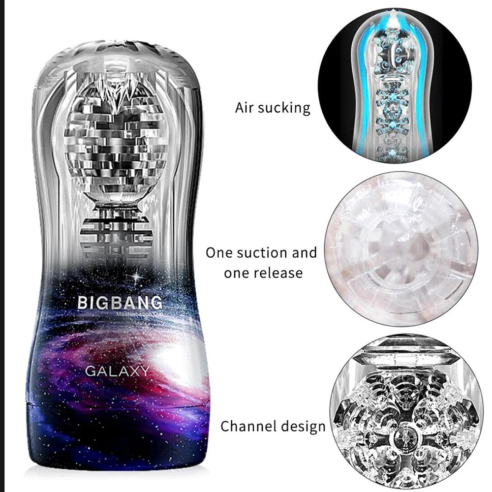 Realistic Male Masturbator Cup With Vacuum Suction Technology_voghion.com